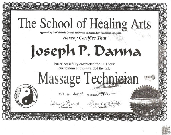 School of Healing Arts 1995