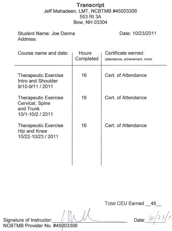 Certificates of Education 19 Therapeutic-Exercise-2010
